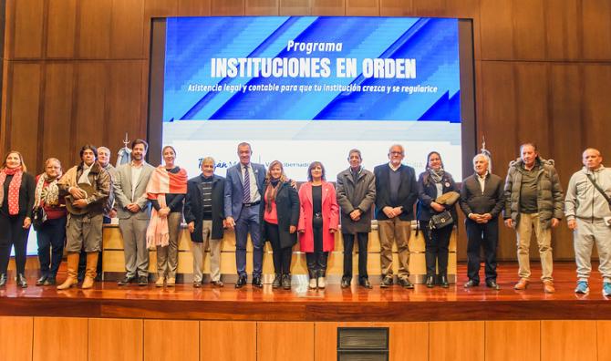 Presentaron el Programa Instituciones en Orden 