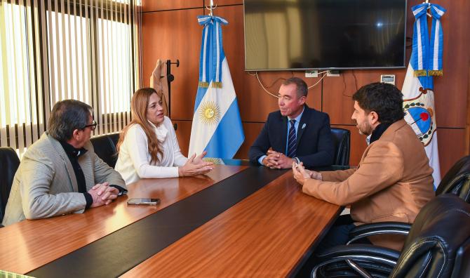 Reunión protocolar entre autoridades de San Juan y La Rioja