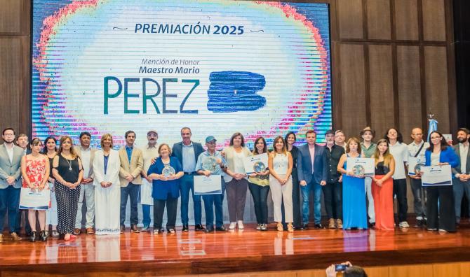 Anunciaron los ganadores de la Mención de Honor “Maestro Mario Pérez”