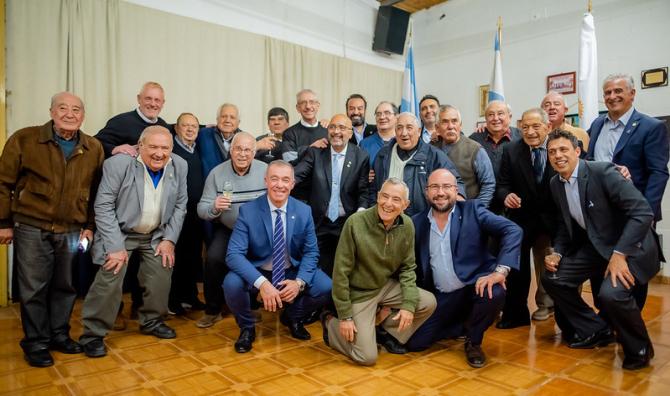 El vicegobernador participó del cambio de autoridades del Rotary Club Rivadavia