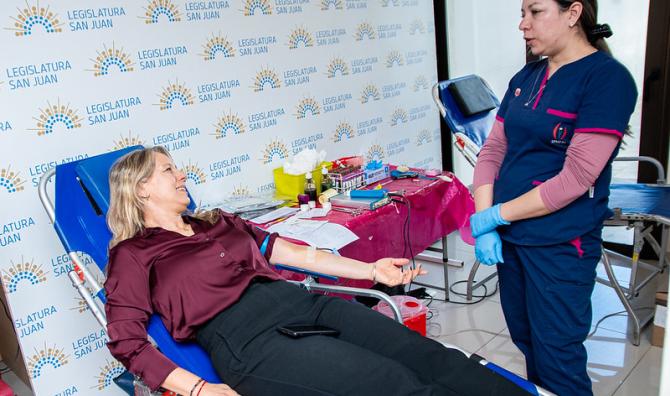 La comunidad legislativa participó de una nueva colecta de sangre