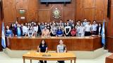 Estudiantes de Turismo realizaron un recorrido por la Legislatura