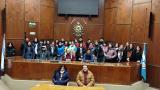 Estudiantes de una escuela de Capacitación Laboral visitó la Legislatura