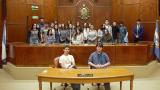 Estudiantes conocieron de cerca el funcionamiento legislativo