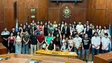 Universitarios visitaron la Casa de Todos