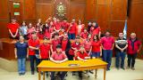 Estudiantes del Colegio Fasta visitó la Casa de Todos