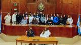 La escuela San Martín recorrió el edificio histórico de la Legislatura