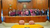 El colegio San Vicente de Paul visitó la Cámara de Diputados