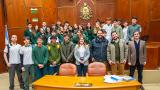 Estudiantes del Colegio Monseñor Dr. Audino Rodríguez y Olmos conocieron la Legislatura