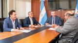 Fabián Martín recibió a autoridades de la Escuela de Ciencias de la Salud 