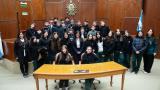 El colegio Saint Paul realizó un recorrido por el edificio Legislativo