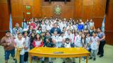 Estudiantes albardoneros visitaron la Casa de Todos