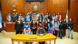 El Colegio Provincial de Santa Lucía presente en la Legislatura
