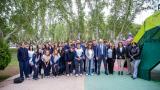Fabián Martín acompañó una jornada de educación vial en el Parque de Mayo