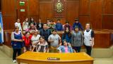 Una escuela caucetera visitó la Legislatura