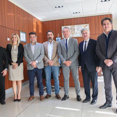 El vicegobernador Fabián Martín se reunió con el especialista en Política Internacional Marcelo Scaglione