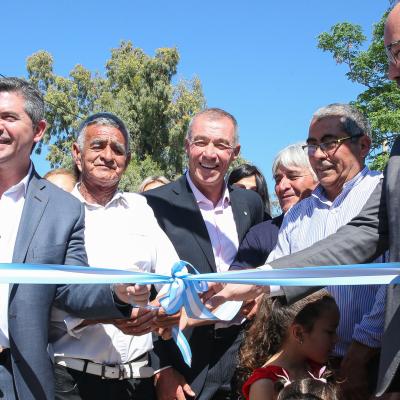 Inauguración de nuevas obras en la Unión Vecinal Villa San Justo