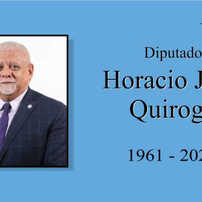 Duelo institucional por el fallecimiento del diputado Horacio Quiroga