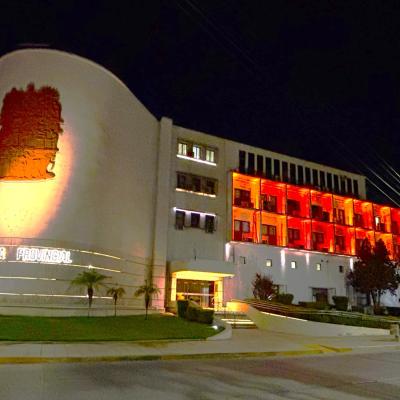 La Legislatura se iluminó de color naranja 