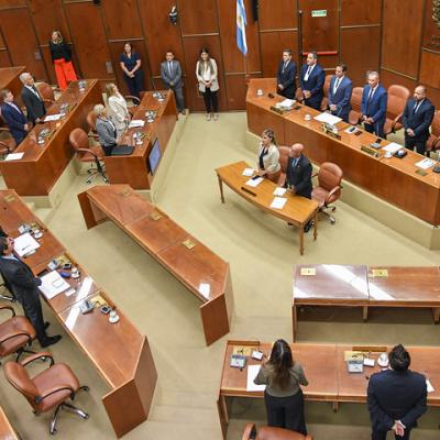 Apertura de la sesión del Parlamento de Cuyo