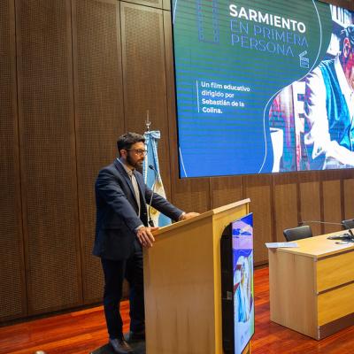 Presentaron la película “Sarmiento en primera persona” en la Legislatura