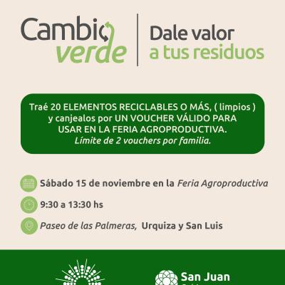 La Legislatura participará de una nueva edición de “Cambio Verde” en la Feria Agroproductiva