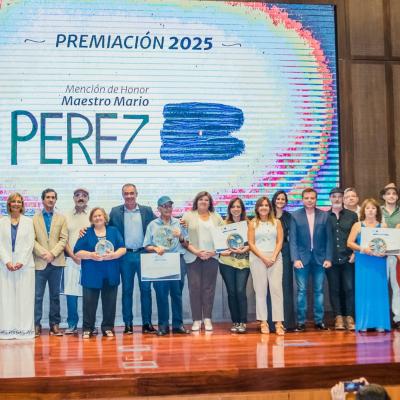 Anunciaron los ganadores de la Mención de Honor “Maestro Mario Pérez”