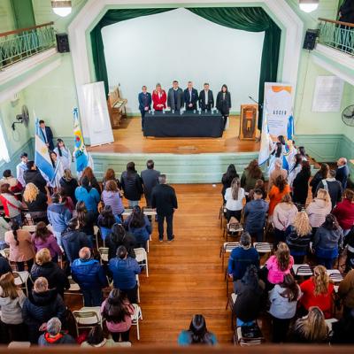 Capacitación docente en Jáchal: el vicegobernador destacó el rol de la educación y el trabajo en equipo