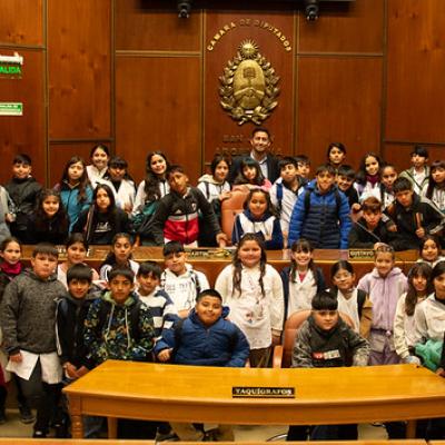 El colegio Saturnino Segurola visitó la Casa de las Leyes
