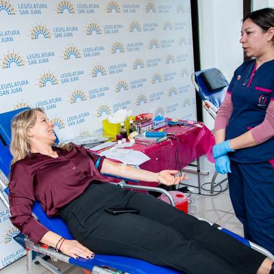 La comunidad legislativa participó de una nueva colecta de sangre