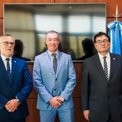 El vicegobernador recibió a autoridades judiciales de Chaco y San Juan