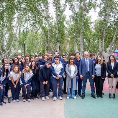 Fabián Martín acompañó una jornada de educación vial en el Parque de Mayo