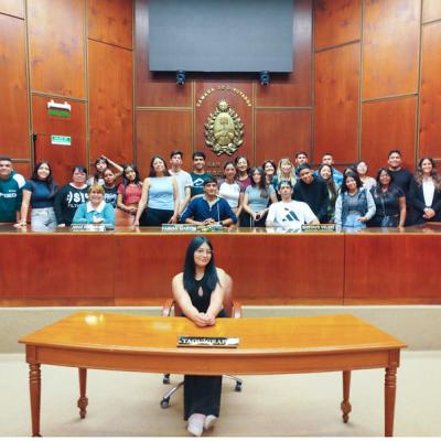 Estudiantes del CENS de Zonda visitaron la Cámara de Diputados
