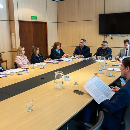 Diputados se reunieron nuevamente con el secretario de Tránsito y Transporte